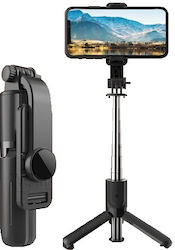 L11 Selfie Stick Cell Phone Tripod with Bluetooth Black 883037
