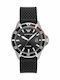 Emporio Armani Diver Ανδρικό Ρολόι 43mm Μπαταρίας με Μαύρο Καουτσούκ Λουράκι