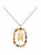 P D Paola Letter Collection "M" Charm Monogramm "Μ" aus Vergoldet Silber