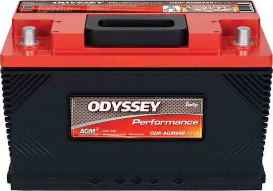 Odyssey Battery Μπαταρία Αυτοκινήτου Performance ODP AGM ODP-AGM94R με Χωρητικότητα 80Ah και CCA 2300A