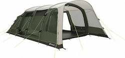 Outwell Greenwood 6 Winter Campingzelt Tunnel Grün mit Doppeltuch für 6 Personen 665x380x210cm