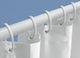 Kleine Wolke Telescopic Straight Shower Curtain Rod Plastic White 125cm