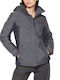 Salomon Women's Running Short Sports Jacket for Spring or Autumn with Hood Blue