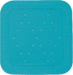 Kleine Wolke Calypso Shower Mat with Suction Cups Turquoise 55x55cm