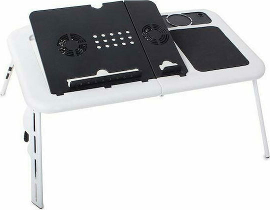Verk Group Table for Laptop with 2 Fans White (06121)
