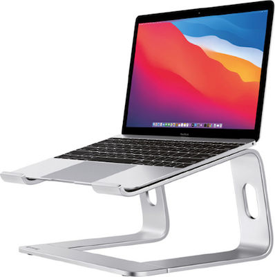 Crong Alubench Stand für Laptop Silber