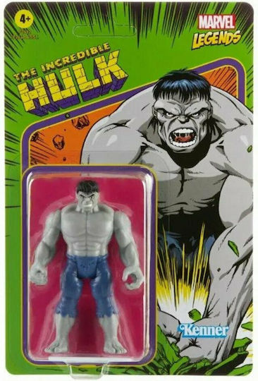 Φigură de acțiune Marvel Avengers Hulk Retro Collection Grey Hulk pentru copii de 4+ ani ani 10cm cm