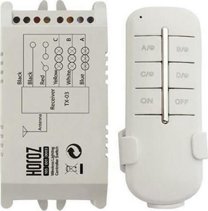 Horoz Electric Ασύρματο Τηλεχειριστήριο Φωτισμού On/Off με 3 Κανάλια 105-001-0003