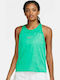 Nike Miler Women's Athletic Blouse Sleeveless Green