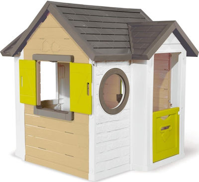 Smoby Παιδικό Σπιτάκι Κήπου My New Playhouse Πολύχρωμο 132x118x135εκ.