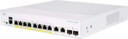 Cisco CBS350-8FP-2G Verwaltet L3 PoE+ Switch mit 8 Ports Gigabit (1Gbps) Ethernet