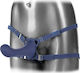 Calexotics Her Royal Harness Me2 Thumper Strap On with Rechargeable Vibe Harness με Dildo 17cm και Δόνηση σε Γκρι Χρώμα