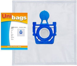 Unibags 1265 Σακούλες Σκούπας 5τμχ Συμβατή με Σκούπα Bestron / BlueSky / Fakir / Kenwood / Zelmer