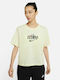 Nike Women's Athletic T-shirt Yellow