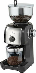 Zassenhaus Arabica Electric Coffee Grinder Electric Coffee Grinder 110W with Grain Capacity 450g and 16 Grind Levels Black