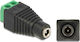 DeLock Βύσμα 3.5mm Jack female Μαύρο 66730