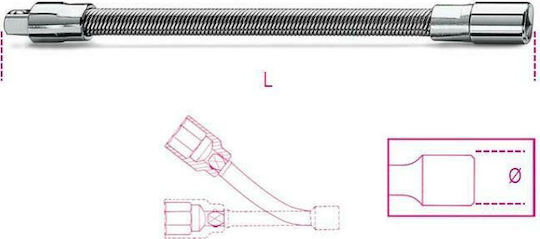 Beta Προέκταση Καστάνιας με Καρέ 1/4" και Μήκος 150mm