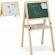 Relaxdays Tablă Markerboard / Tablă Neagră Față și Spate Tablă de Scris pentru Copii și Suporturi pentru Desenat 34x24cm