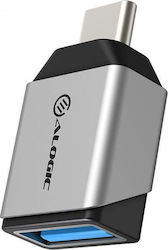 Alogic ULCAMN-SGR USB-C male σε USB-A female Alogic ULCAMN-SGR USB-C male σε USB-A female