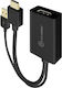 Alogic Convertor HDMI / USB-A masculin în DisplayPort feminin 1buc HDDPU-ACTV