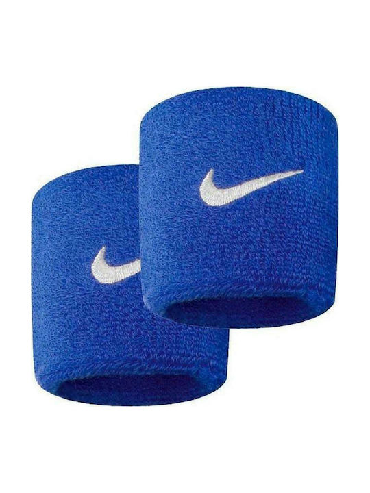 Nike Swoosh Athletic Wristbands Blue