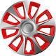 Versaco Car Hubcap Set Stratos 13" 4pcs Red