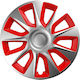 Versaco Car Hubcap Set Stratos 15" 4pcs Red