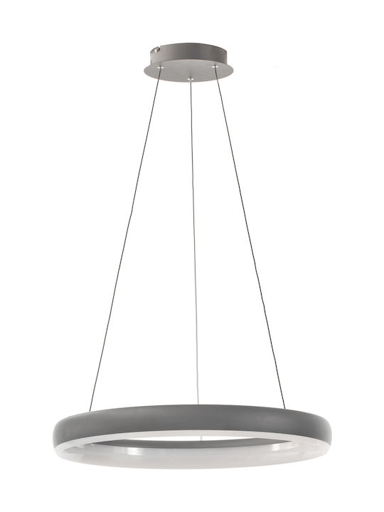 Ravenna Eternity Pendant Lamp with Built-in LED Gray