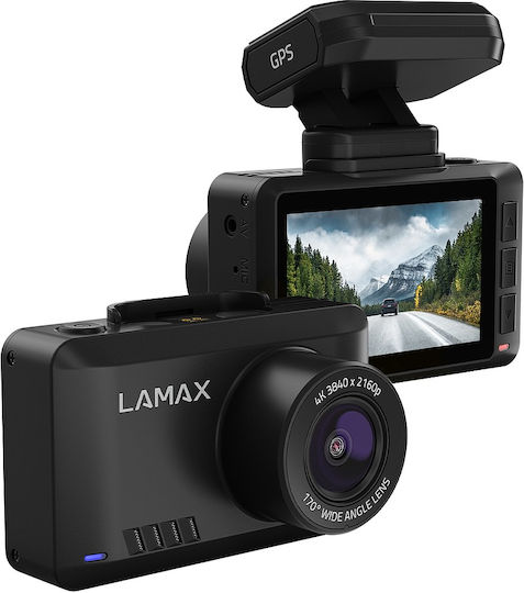 Lamax T10 Κάμερα DVR Αυτοκινήτου 4K με Οθόνη 2.45" Bluetooth, Wi-Fi, GPS