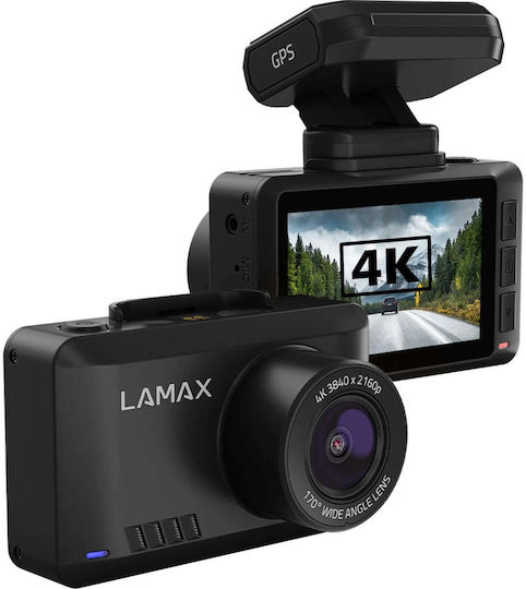 Lamax T10 Autodigitale Videorekorder Auto mit 4K Videoauflösung und Bildschirmgröße 2.45" Mit Bluetooth, WLAN, GPS