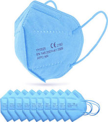 Weikang FFP2 NR Filtering Half Mask Γαλάζιες 10...