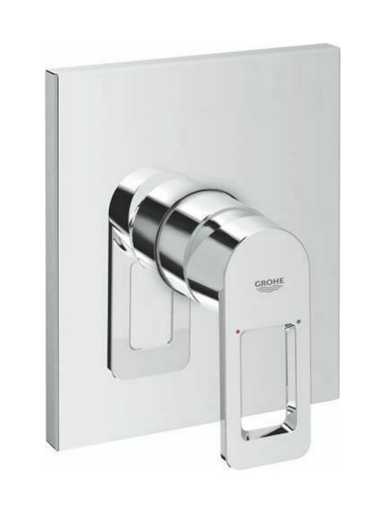 Grohe Quadra Built-In Mixer for Shower with 1 Exit Silver