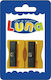 Luna Πλαστική Ξύστρα Κίτρινη