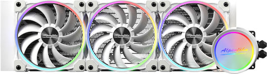 Alpenfoehn Gletscherwasser 360 RGB Water Cooling AIO CPU With 3 White 120mm Fans