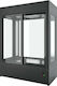 Domi Meat Display Case Άτλας 160 H215xW160xD77cm