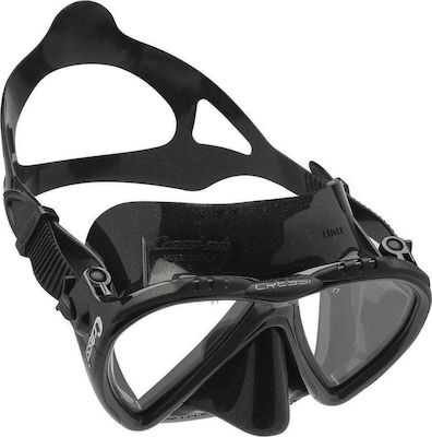 CressiSub Diving Mask Lince Μαύρη Black DS312050