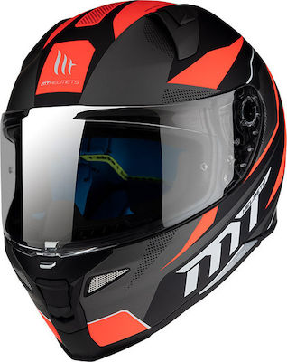 MT Revenge 2 Foundation C1 Full Face Helmet DOT / ECE 22.05 1450gr Matt Μαύρο MTH000KRA367