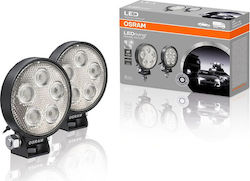 Osram Round VX70-SP Waterproof LED Headlights Universal 12V 20W 53cm 2pcs