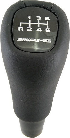 Carner Shift Knob με 6 Μαρκέ για Mercedes C-Class W202/E-Class W210/ML W163 for Mercedes-Benz ML black G0015