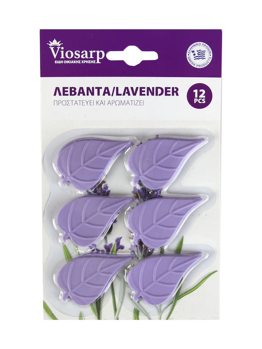 Viosarp Set Wardrobe Fragrances Φυλλαράκι with Fragrance Lavender 12pcs