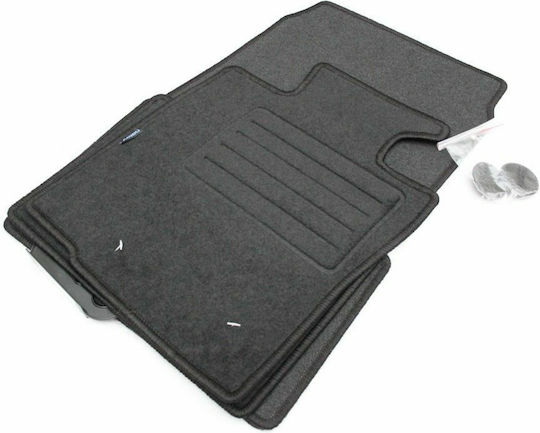 Petex Set of Front and Rear Mats 4pcs for Mini Cooper 2010+ Black
