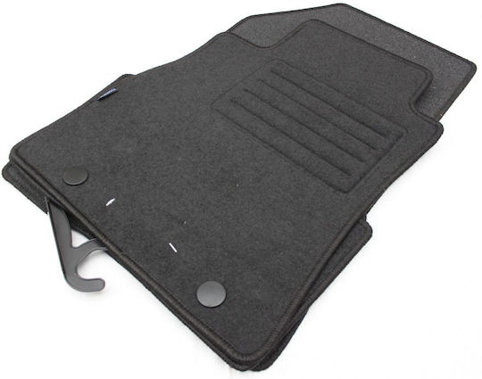 Petex Set of Front and Rear Mats 4pcs for Nissan Juke 2010+ Black
