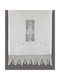 Silk Fashion Κουρτίνα Παραθύρου με Τούνελ GXFBG Ecru 90x130εκ.