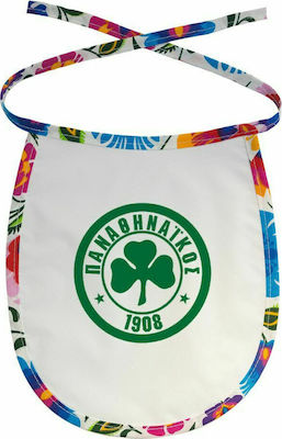 PAO Panathinaikos, Baby bib with ribbon Colored baby bib