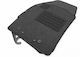 Petex Set of Front and Rear Mats 4pcs for Toyota Prius 2009-2012 Black