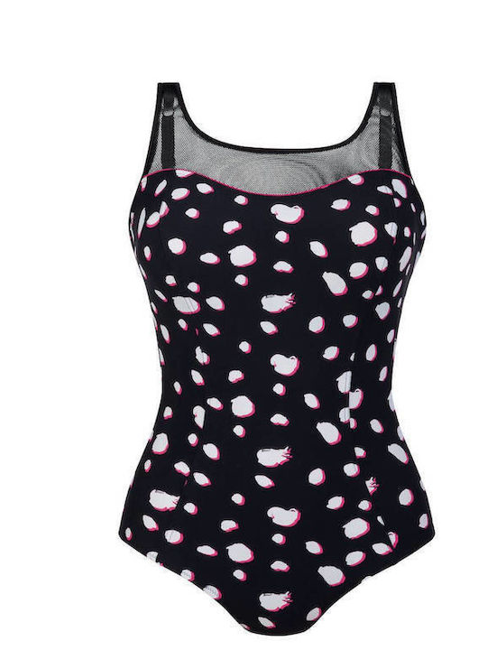 Anita 6215 FRASCATI Black One-Piece Swimsuit with B-Cup Mastectomy