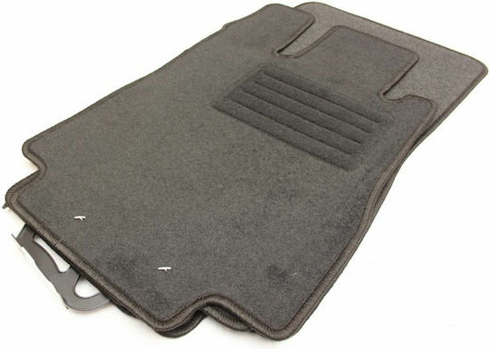 Petex Set of Front and Rear Mats 4pcs for Mercedes-Benz S 1998-2005 Black