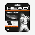 Head Sonic Pro Χορδή Τένις Μαύρη 12m, Φ1.30mm