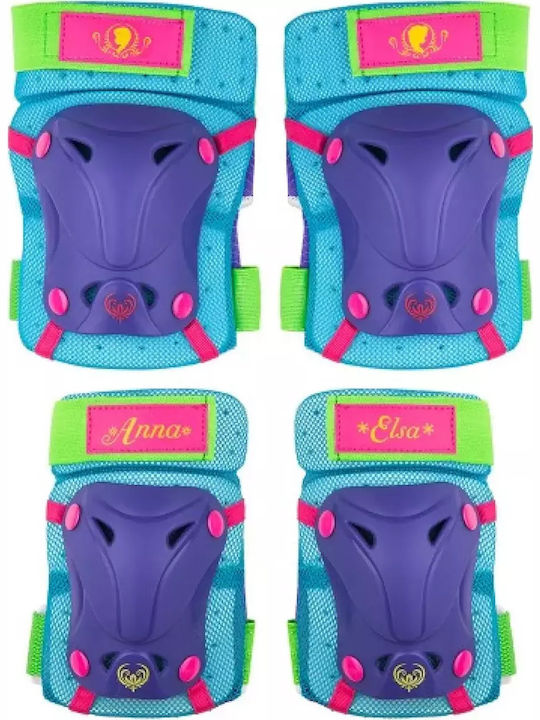 Seven Disney Frozen Παιδικό Σετ Προστατευτικών για Rollers Πολύχρωμο