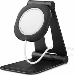 Spigen MagFit Βάση Φόρτισης MagSafe σε Μαύρο χρώμα
